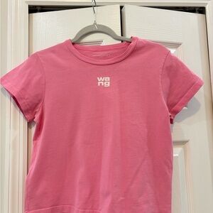 Alexander Wang Pink Crop Top